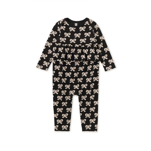 Pretty Peplum Baby Romper