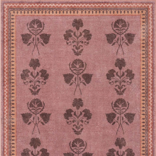 Floris Hand-Tufted Floral Wool-Blend Rug | Pink – Rugs USA