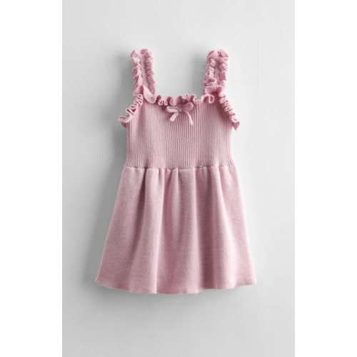 Ruffle Accent Skirted Sweater Bodysuit, 6M