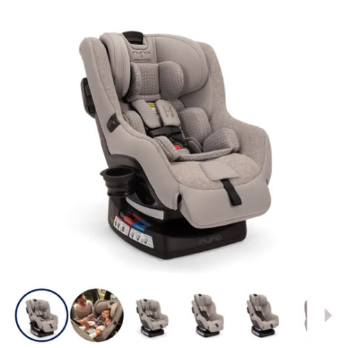 Nuna RAVA™ Convertible Car Seat | Easy Install & FR-Free