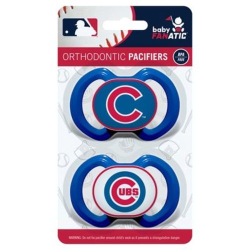 Babyfanatic Pacifier 2-pack - Mlb Chicago Cubs - Officially Licensed League Gear