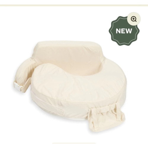 Super Deluxe Oat Nursing Pillow with 100% Organic Cotton Cover