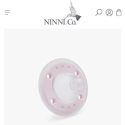 Ninni Pacifier Petal Pink 1 Pack