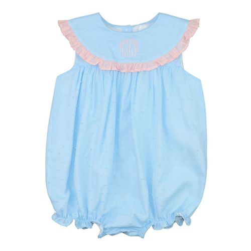 Blue And Pink Swiss Dot Bubble – Cecil & Lou