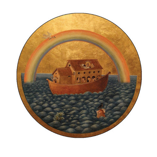 Noah’s Ark, round icon - Ancient Faith Store