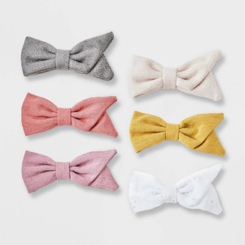 Baby Girls' 6pk Bow Clip - Cloud Island™