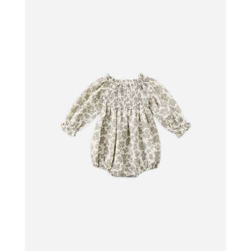 Eden Romper || Green Floral – Quincy Mae