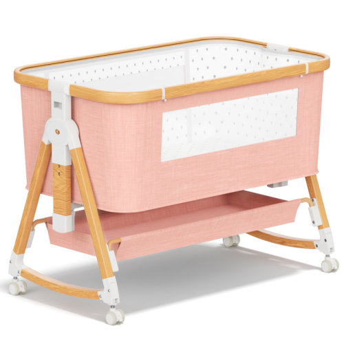 Isabelle & Max™ Amaran Rocking Bassinet with Bedding with Mattress and Stand & Reviews | Wayfair