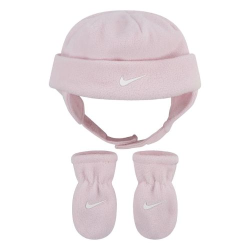 Baby / Toddler Nike Swoosh Fleece Cap & Mittens Set