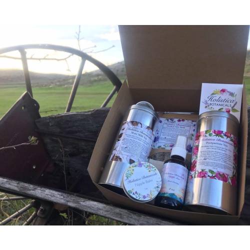 Postpartum Gift Set, Organic Baby shower gift, Pregnancy Gift Set, Delivery Gift for Mom