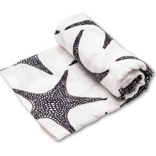 XL Starfish Sensory Organic Cotton Muslin Blanket