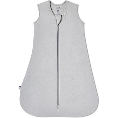 HALO Sleepsack Supersoft Wearable Blanket, Viscose Made from Bamboo, Sleeping Bag for Babies, 1.5 TOG, 0 – 6 Months, Small, Storm Grey