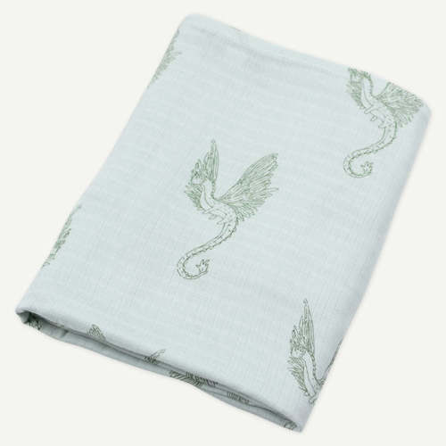 Dragon Print Swaddle