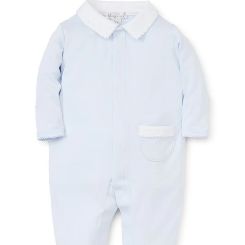 Blue Kissy New Beginnings Footie w/Collar