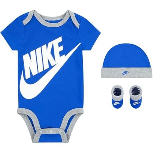 Nike Baby Boys' 3-Piece Layette Gift Set - Game Royal, 0-6 Months