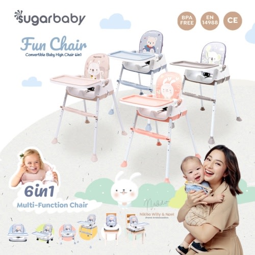 Sugarbaby Fun Chair (Convertible Baby High Chair 6in1) / Kursi Bayi
