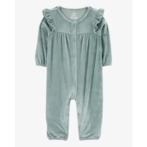 Baby Flutter Snap-Up Fuzzy Jumpsuit - Carter's | Carter's