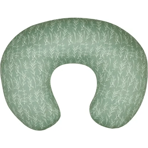 Green Sage Nursing Pillow Cover, Breastfeeding Pillow Slipcover for Baby Girls/Boys, Soft Snug Fits On Newborn Feeding Pillow Case