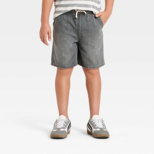 Boys' 'At the Knee' Denim Pull-On Shorts - Cat & Jack™ Gray Wash XS