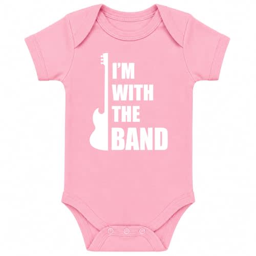 CBTwear I'm With The Band Funny Baby Bodysuit Cute Outfit | Newborn outfits, baby showers, pregnancy announcements, family photos, mom and Dad, parents, grandparents