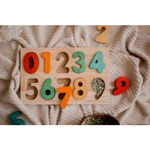Wooden Number Puzzle | littlelightcollective