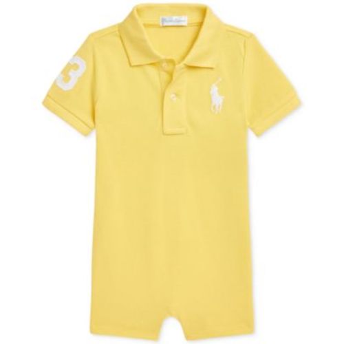 Baby Boys Big Pony Cotton Mesh Polo Shortall