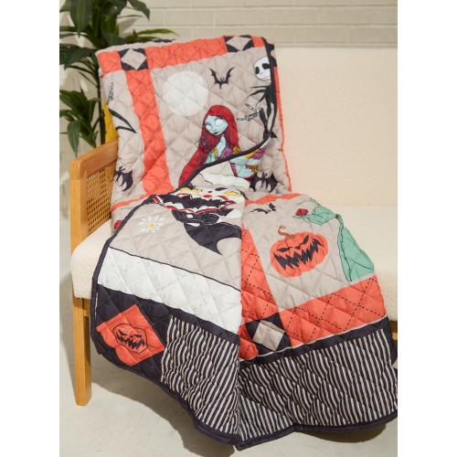 Disney The Nightmare Before Christmas Retro Reversible Quilted Blanket - BoxLunch Exclusive