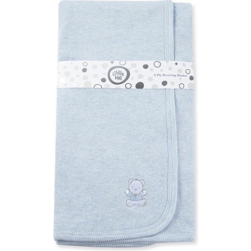 Blue Bear Cotton Blanket