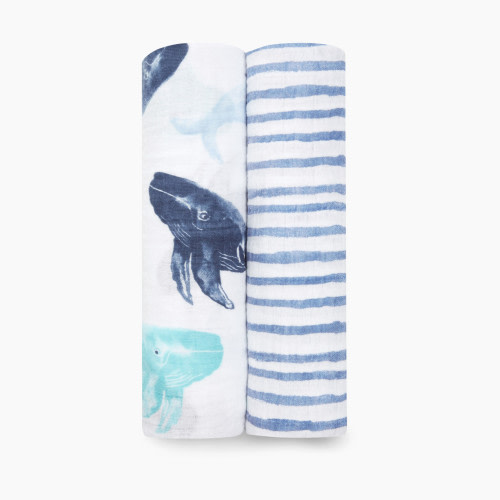 Aden + Anais Classic Swaddle (2 Pack) - Seafaring