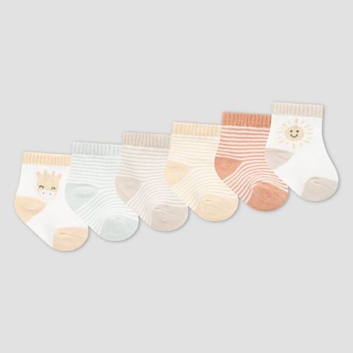 Huggies Baby 6pk Socks - Pink