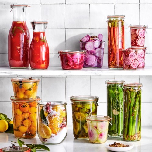 Weck Tulip Jars, 35.9 oz, Set of 6