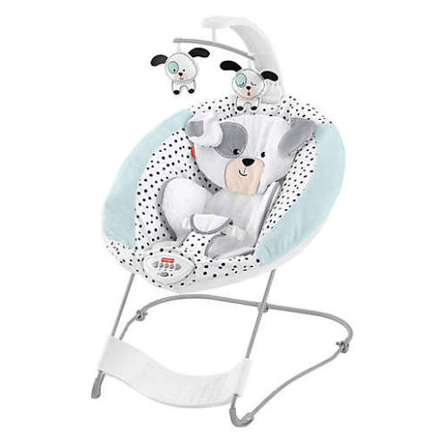 Fisher-Price® Dots & Spots Puppy See & Soothe™ Deluxe Bouncer