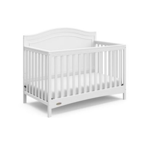 Paris 4-in-1 Convertible Crib (White) – GREENGUARD Gold Certified