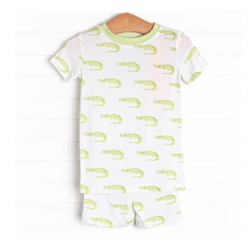 Dundee Dreams Bamboo Pajama Short Set, Green – Stitchy Fish