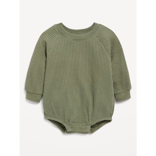 Long-Sleeve Fleece One-Piece Romper for Baby | Old Navy