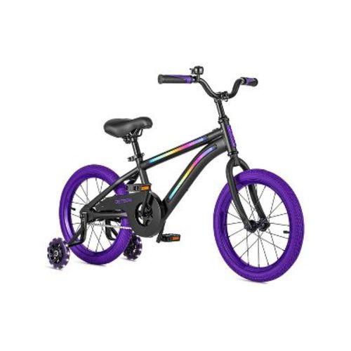 Jetson Light Rider 16" Kids' Light Up Bike - Black/purple