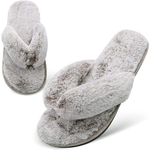 JOINFREE Women's Bedroom Slippers Comfort Four Season Classy Indoor Spa Slide Shoes