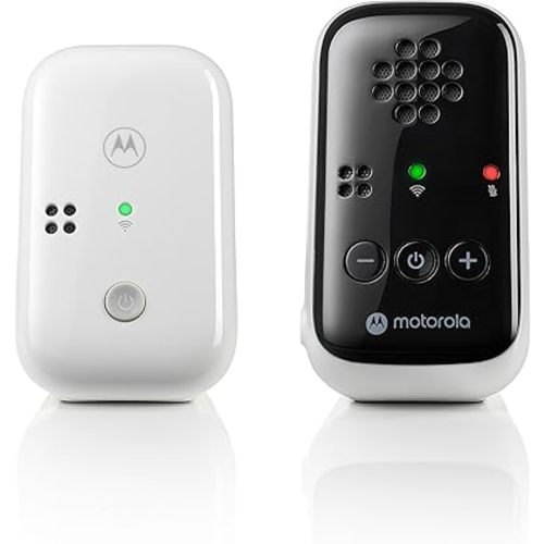 Motorola Nursery PIP10 Audio-Only Baby Monitor, 1000ft Range, Sensitive Mic, Alert Light, Portable Parent Unit (Outlet or AAA Battery Not Included)