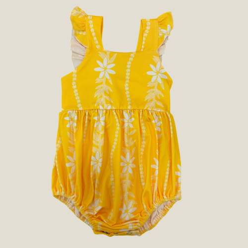 Yellow Tiare Emma onesie