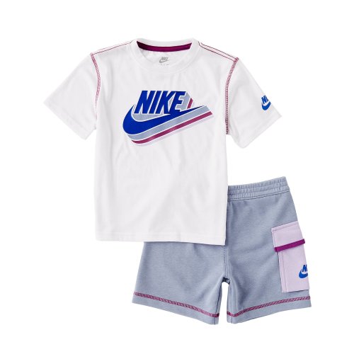 Nike Baby Boys 12-24 Months Short-Sleeve Reimagine Jersey T-Shirt & French Terry Shorts Set