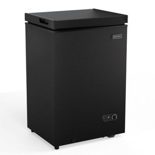 EUHOMY 3.5 cu.ft Chest Freezer with Removable Basket, Deep Freezer Adjustable 7 Thermostat, Quiet Mini Freezer Free-Standing Top Door, Energy Saving