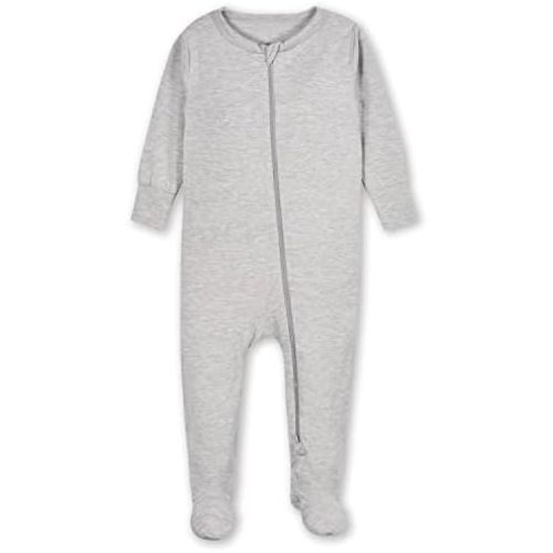 Gerber Baby Girls' Toddler Buttery-Soft Snug Fit Footed Pajamas with Viscose Made with Eucalyptus