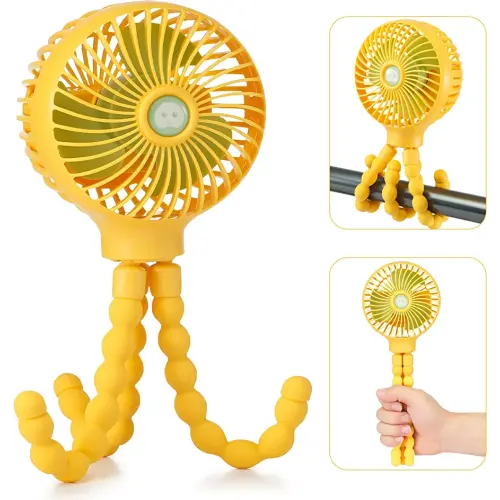 Mini Portable Fan (Yellow）