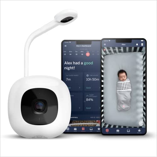 Nanit Pro Smart Baby Monitor and Floor Stand - White