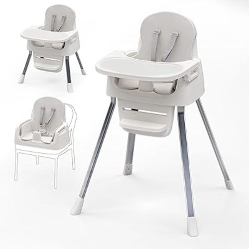 Portable Baby Highchair for Months Infants and Toddlers with 5 Point Harness Convertible Comfortable Seat for Cozy Eating Table Sit Up High Chair and Seats for Sitting Up Back Booster Feeding Chairs