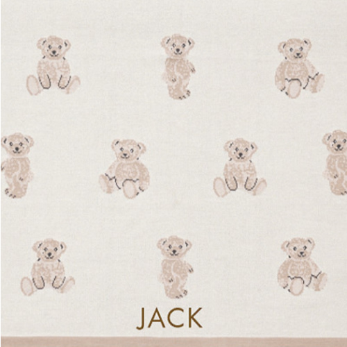 St. Jude Teddy Bear Intarsia Baby Blanket