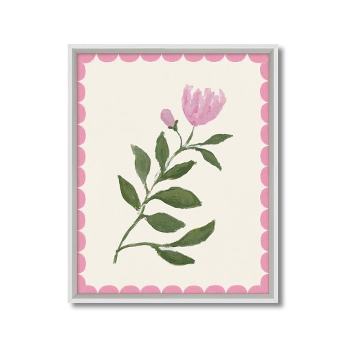 Jordan Connelly Springtime Flower Framed Wall Art (21" x 17")
