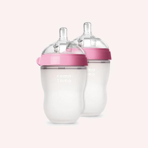 Baby Bottle 250ml Duo - Pink