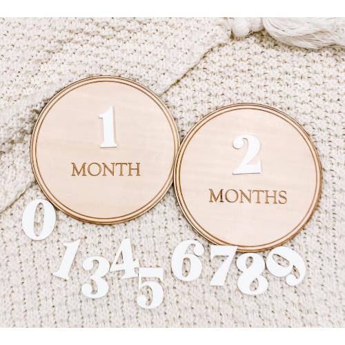 Baby Monthly Milestone Marker