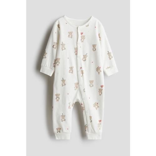PATTERNED PAJAMA JUMPSUIT